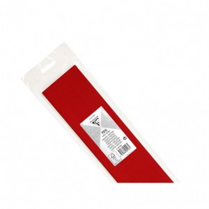 rouleau de papier crépon 2,50 mètre X 0,50 - rouge