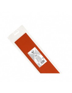 Rouleau de papier crépon 2,50 mètre X 0,50 - orange