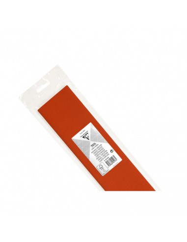 Rouleau de papier crépon 2,50 mètre X 0,50 - orange