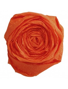 Rouleau de papier crépon 2,50 mètre X 0,50 - orange 2