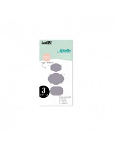 SET DE 3 OUTILS DE DÉCOUPE MÉTALIKS - Dies métaliks - Etiquettes viticoles