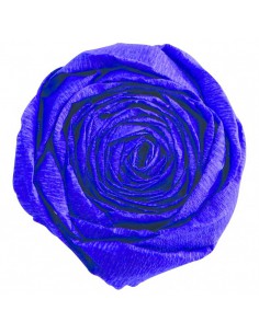 Rouleau de papier crépon 2,50 mètre X 0,50 - violet foncé 2
