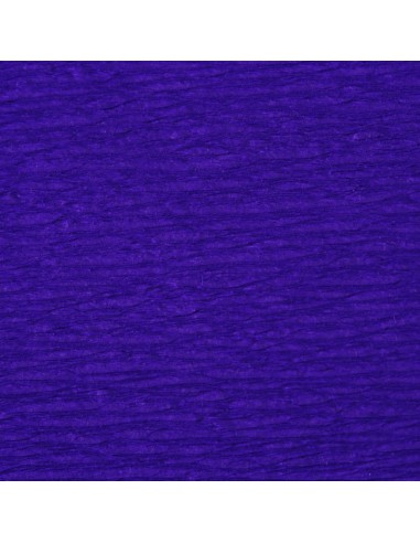 Rouleau de papier crépon 2,50 mètre X 0,50 - violet foncé