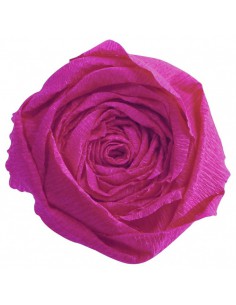 Rouleau de papier crépon 2,50 mètre X 0,50 - framboise 2