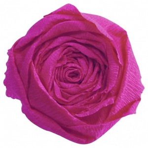 Rouleau de papier crépon 2,50 mètre X 0,50 - framboise