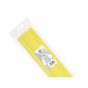 Rouleau de papier crépon 2,50 mètre X 0,50 - jaune ivoire