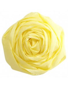 Rouleau de papier crépon 2,50 mètre X 0,50 - jaune ivoire 2