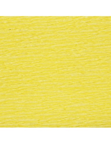 Rouleau de papier crépon 2,50 mètre X 0,50 - jaune ivoire