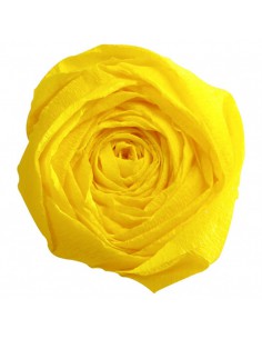 Rouleau de papier crépon 2,50 mètre X 0,50 - jaune tournesol 2