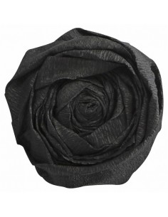 Rouleau de papier crépon 2,50 mètre X 0,50 - noir 2
