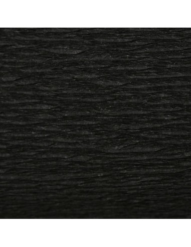 Rouleau de papier crépon 2,50 mètre X 0,50 - noir