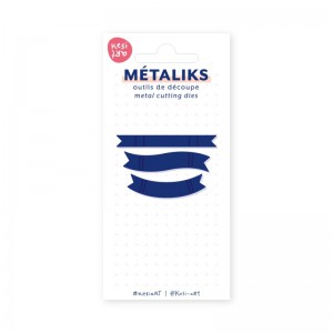 SET DE 3 OUTILS DE DÉCOUPE MÉTALIKS - Dies métaliks - Flags