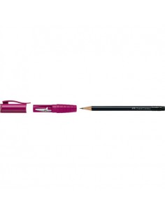 crayon noir B perfect avec gomme + taille crayon simple ROSE