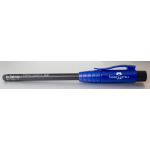 crayon noir B perfect avec gomme + taille crayon simple BLEU