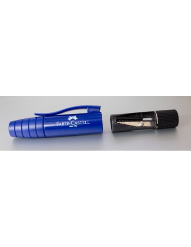 crayon noir B perfect avec gomme + taille crayon simple BLEU