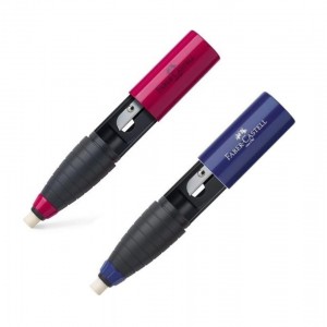 Combinaison Gomme/Taille-crayon - couleur bleu