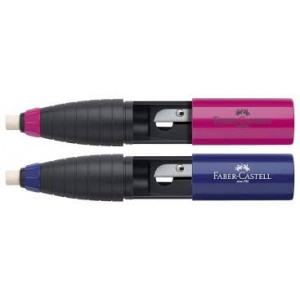 Combinaison Gomme/Taille-crayon - couleur bleu
