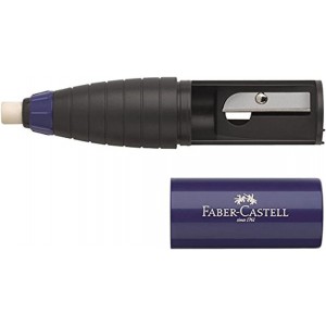 Combinaison Gomme/Taille-crayon - couleur bleu