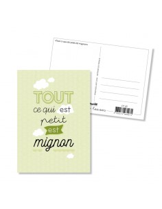 Carte postale - Tout ce qui est petit est mignon 2