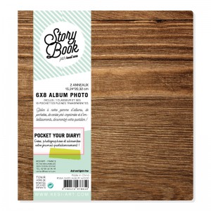 STORY-BOOK - Album classeur 6X8 - Wood