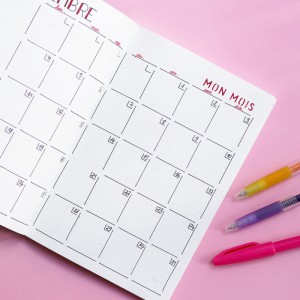 BUJO.LOGY - POCHOIR D'ECRITURE - JOURNAL DU QUOTIDIEN - MON MOIS