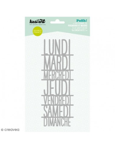 POSH - Pochoir mask - Semaine