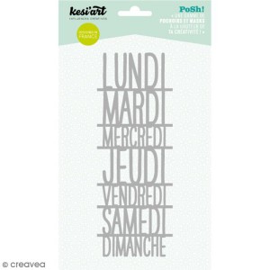 POSH - Pochoir mask - Semaine