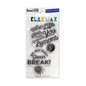 RELAX WAX - SET DE 2 TAMPONS TRANSPARENTS - GREEN