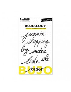 BUJO.LOGY - SET DE 7 TAMPONS TRANSPARENTS - MOIS