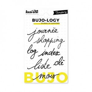 BUJO.LOGY - SET DE 7 TAMPONS TRANSPARENTS - MOIS