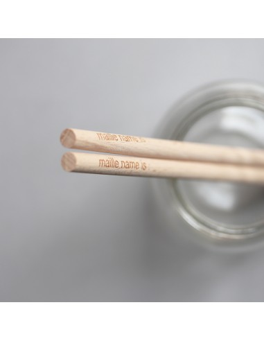 MACRAMÉ - Baguettes en bois naturel - 15cm