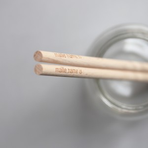 MACRAMÉ - Baguettes en bois naturel - 15cm