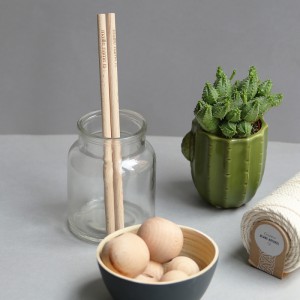 MACRAMÉ - Baguettes en bois naturel - 15cm