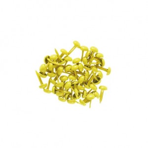 Attaches parisiennes - 4 mm - Coloris jaune