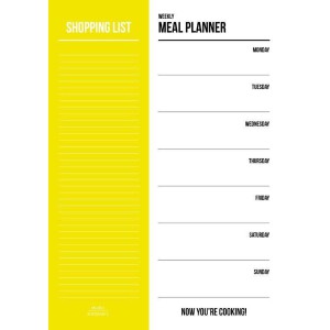 Carnet A5 - 50pages -  Meal planner