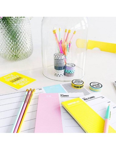 Carnet A5 - 50pages -  Weekly planner pink