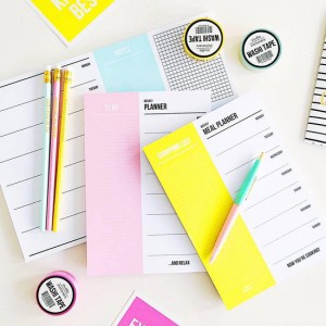 Carnet A5 - 50pages -  Meal planner