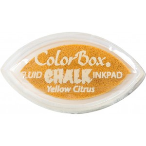 ColorBox Chalk Cat's Eye – mini encreur "Craie"  pour Tampons - Yellow citrus