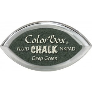 ColorBox Chalk Cat's Eye – mini encreur "Craie"  pour Tampons - deep green