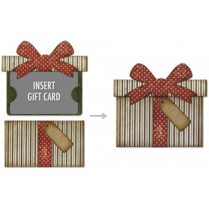 6 Thinlits Dies ­ insert pour carte cadeau