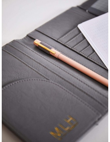 grey Travel Wallet - traveller's - élégante pochette pour passeport  et documents d'organisation