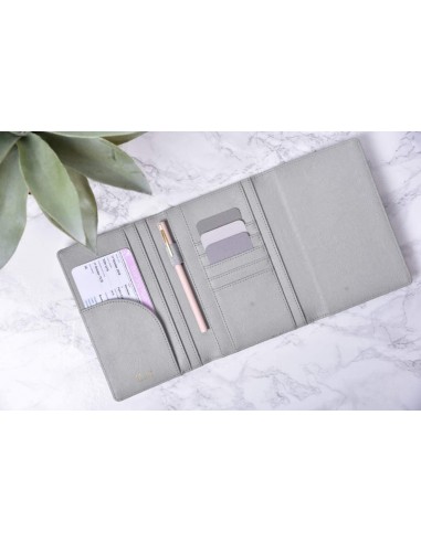 grey Travel Wallet - traveller's - élégante pochette pour passeport  et documents d'organisation