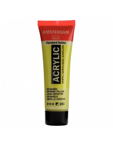 Standard Series Acrylique Tube 20 ml - Jaune Verdâtre 243