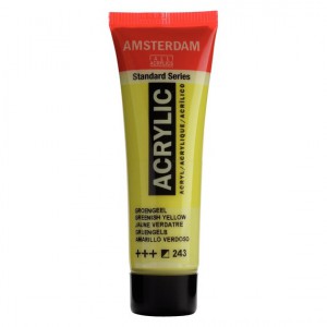 Standard Series Acrylique Tube 20 ml - Jaune Verdâtre 243