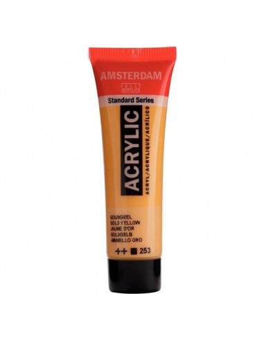 Standard Series Acrylique Tube 20 ml - Jaune d'Or 253