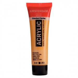 Standard Series Acrylique Tube 20 ml - Jaune d'Or 253
