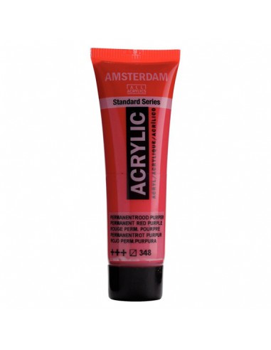 Standard Series Acrylique Tube 20 ml - Rouge Permanent Pourpre 348