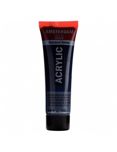 Standard Series Acrylique Tube 20 ml - Bleu de Prusse (Phtalo) 566