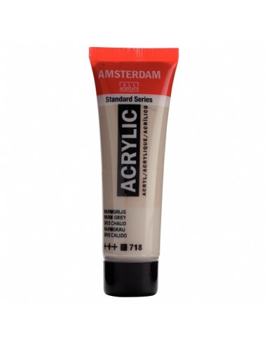 Standard Series Acrylique Tube 20 ml - Gris Chaud 718