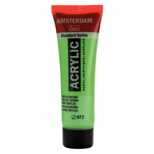 Standard Series Acrylique Tube 20 ml - Vert Reflex 672